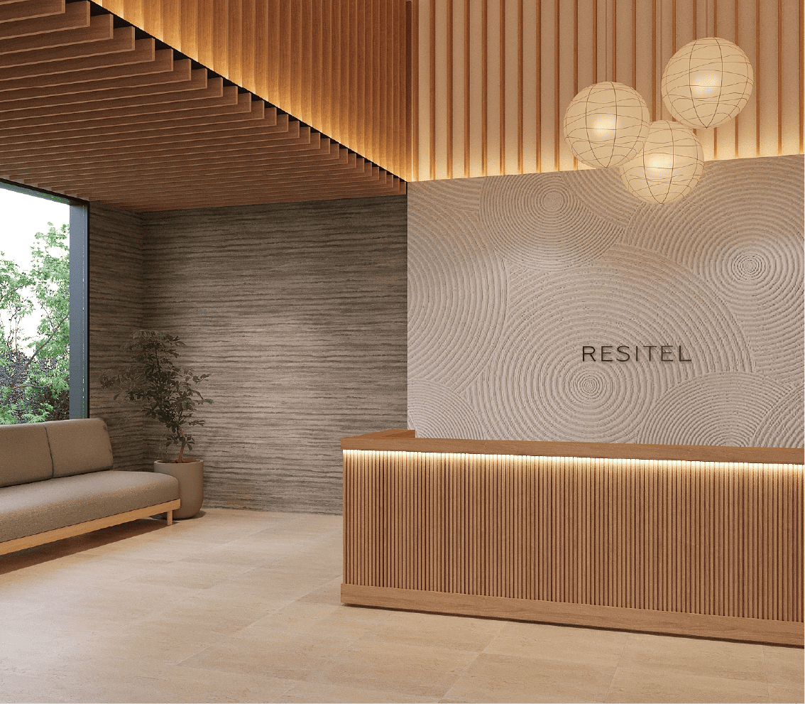 RESITEL レジテルのエントランス